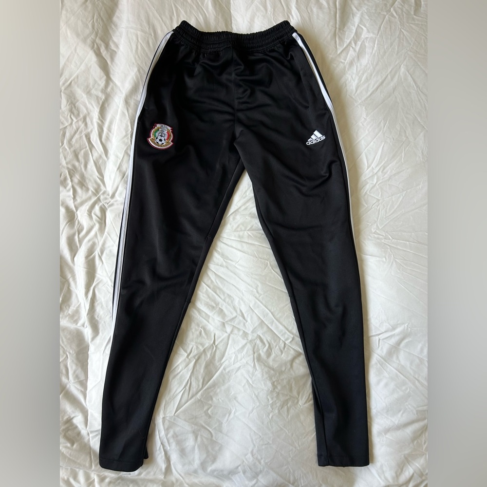 Mexico National Team Style Black Track Pants | Men’s XL | Soccer Inspired